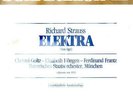 Richard Strauss Elektra, Op. 58 (Highlights) NEAR MINT Decca Vinyl LP