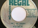 NICK MARINO Don't Say Goodbye/First Time RARE LOUISIANA R&B DOO WOP 45 *hear*