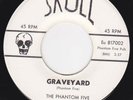 Rare Surf Instro/Garage. The Phantom Five - Graveyard/Cool-It  + Custom PS