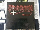 POSSESSED SEVEN CHURCHES LP RECORD COMBAT RECORDS GREEN LABEL