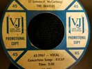 BEATLES  VJ PROMOTIONAL 45 PLEASE PLEASE ME/FROM ME TO YOU VEE JAY