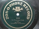 Bob Roberts 78rpm single 10-inch Zon-O-Phone Record #268 The Whole Damn Family
