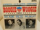 ALBERT AMMONS PETE JOHNSON LUX LEWIS Boogie Woogie Trio Shrink Blues LP Mint