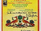 GYORGY CZIFFRA & G. CZIFFRA junior - RACHMANINOV - EMI LP EX+ AUTOGRAPHED