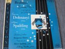 SPALDING/ DOHNANYI / BRAHMS Sonata No.1- Hungarian Dances / Remington US LP