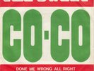 THE SWEET CO-CO / DONE ME WRONG ALL RIGHT 1971 RECORD YUGOSLAV 7