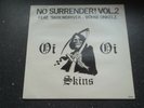 NO SURRENDER VOL.2 ROCK-0-RAMA FIRST ISSUE OI/PUNK COMPILATION LP VINYL