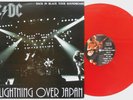 AC/DC - Lightning Over Japan LP RED VINYL Live In Tokyo 1981 Angus Malcolm Young