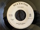 Elvis Presley, RCA 447-0601, That's All Right & Blue Moon Of Kentucky, Promo