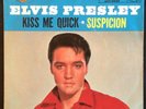 Elvis Presley, RCA 447-0639, Suspicion & Kiss Me Quick, Promo with PIC SLEEVE