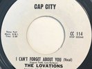 * LOVATIONS I Can’t Forget About You NORTHERN MODERN SOUL FUNK Cap City 45 Hear