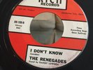The RENEGADES 45 I Don’t Know / Oh Yeah UNKNOWN 60s Garage on RICH - HEAR