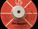 PUNK 45 - THE STOOGES - I WANNA BE YOUR DOG - 1969 ELECTRA PROMO 45664 V+