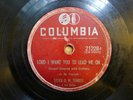 SISTER O.M. TERRELL 78 COLUMBIA 21228 LORD I WANT YOU TO LEAD ME ON / THE BIBLE'
