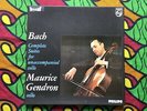 MAURICE GENDRON BACH SUITES FOR UNACCOMPANIED CELLO  3LP BOX PHILIPS 835 272 /74