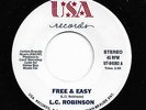 Modern Soul Boogie 45 L.C. ROBINSON Free & Easy Cecil Lyde Homeboy COL HEAR