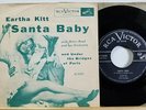EARTHA KITT Santa Baby Under The Bridges RCA 47-5502 strong VG ps