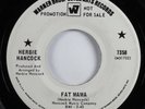 Funk Jazz 45 HERBIE HANCOCK Fat Mama WARNER BROS/SEVEN ARTS promo HEAR
