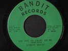 JOHNNY DAVIS: You Got To Crawl To Me / The Love I See Now 45 Soul