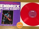 Jimi Hendrix - High, Live ‘N Dirty (1978) Blues Rock LP VG+ Red Vinyl Record