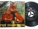 DIAMONDS THE STROLL +3 MERCURY EP+PS ITALY DOO WOP ROCK'N'ROLL