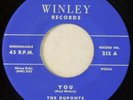 WINLEY 212 Duponts Orig RARE R&B 45 Mint Minus You