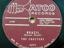 COASTERS doo-wop 78 BRAZIL / ONE KISS LED TO ANOTHER on MINT Minus ATCO  RJ 306