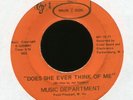 MUSIC DEPARTMENT Ever Think of Me Musicol Blue Eyed Sweet Soul Garage 45 Hear
