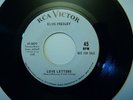 WLP ELVIS PRESLEY LOVE LETTERS/COME WHAT MAY 45 RCA VICTOR DJ PROMO 47-8870