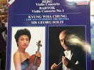 Berg and Bartok Violin Concerto Chung / Solti London LP