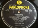 The Beatles LP Rubber soul UK Parlophone Y/Black mono press -4 -4 ++