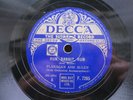 CLASSIC WW2 78 RPM FLANAGAN AND ALLEN RUN, RABBIT, RUN UK DECCA F.7265 EX