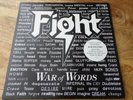 FIGHT War of words LP original Epic records 1993 Netherlands Import