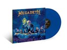 MEGADETH - RUST IN PEACE.  BLUE VINYL LP. SEALED. NEW. UNOPENED.