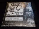 CRUX / CRASH - KEEP ON RUNNING / FIGHT FOR YOUR LIFE  1982 NO FUTURE SPLIT EP EX