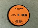 JACK SCOTT THE WAY I WALK CARLTON 78 RPM ROCKABILLY