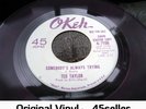 ? TED TAYLOR promo 'Somebody's Always Trying' RARE ORIGINAL Northern Soul 45