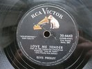 ELVIS PRESLEY 78 RPM LOVE ME TENDER / ANYWAY YOU WANT ME US RCA VICTOR 20-6643