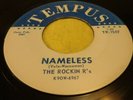205... ROCK INSTRUMENTAL 45...THE ROCKIN R'S...NAMELESS...TEMPUS...STRONG VG+