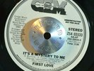 BOOGIE FUNK 45 - FIRST LOVE - IT'S A MYSTERY TO ME CIM Promo MODERN VG++ HEAR