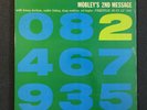 HANK MOBLEY QUINTET 'MOBLEY'S SECOND MESSAGE' PRLP 7082.PROMOTION.DG 446W.FLAT