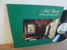 FIVE LEAVES LEFT Pink rim NICK DRAKE LP Vinyl Top Condition UK 1972