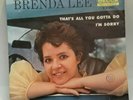 Brenda Lee Decca 9-31093 THAT'S ALL YOU GOTTA DO / I'M SORRY / OBO / PLAYS NEW