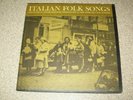 Italian Folk Songs Vol. 1 Alan Lomax / Carla Bianco Folkways Records FE 4010 LP