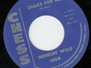 Howlin' Wolf 45 Red Rooster/Shake For Me CHESS EX blues R&B KILLER HEAR