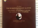 BACH THE WELL TEMPERED CLAVIER GLENN GOULD 4LP BOX 1975 CBS 77427 GERMANY NM+