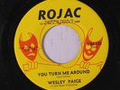 WESLEY PAIGE: You Turn Me Around / Blame It On Your Love 45 Soul