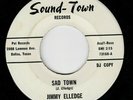 Jimmy Elledge 45 Sad Town/I've Taken a Liking SOUND TOWN M- n. soul DJ HEAR