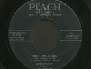 Rockabilly 45 LEWIS PRUITT This Little Girl PEACH Hear