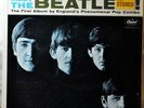 Meet the Beatles LP Shrink Stereo Sticker VG+ Vinyl Green Print & Label NICE